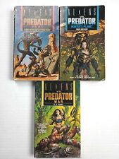 Usado, Alien vs Predator Libro Novela Lote de 3 Cazadores de Presas Guerra Planeta De Colección 1994 segunda mano  Embacar hacia Argentina