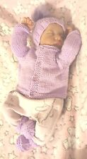Hand knitted baby for sale  CORWEN
