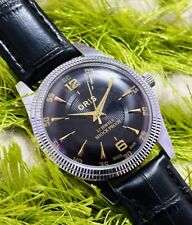 Relógio de pulso masculino vintage Oris mostrador preto corda manual 17 joias fabricado na Suíça comprar usado  Enviando para Brazil