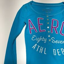 Camisa elástica Aeropostale feminina tamanho XS marca original "Aero 87 Athletic Dept" comprar usado  Enviando para Brazil