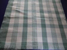 Tablecloth green check for sale  DUDLEY