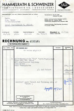 Rechnung 1960 hammelrath gebraucht kaufen  Oelde