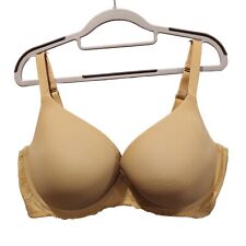 Cacique Bra Womens 38G Sexy Sensual Boost Plunge 38DDDD Tan Lacy Wires Burlesque for sale  Shipping to South Africa