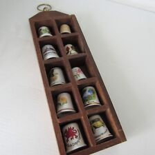 China thimbles display for sale  CHESTERFIELD