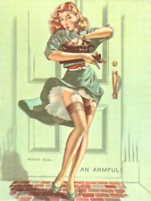 VAUGHAN BASS "an armfull"-1940/50s PIN-UP/CHEESECAKE blotter/VG comprar usado  Enviando para Brazil