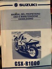 Owner manual libretto usato  Roma