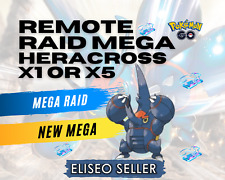 Pokemon Remote Raids Mega Heracross GO - 1x ou 5x Convites Mega Heracross comprar usado  Enviando para Brazil