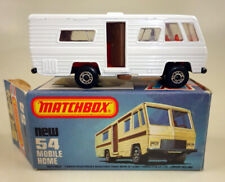 Matchbox Superfast Nr.54D Mobile Home weiß met. schwarze Bpl. top in Box, usado comprar usado  Enviando para Brazil