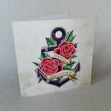 Tattoo anchor roses for sale  NORWICH