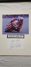 Signed steve hislop for sale  WHITSTABLE