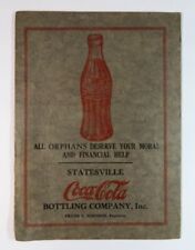 1931 Coca-Cola Advert Barium Springs Orphan School Yearbook Statesville N.C. for sale  Shipping to South Africa