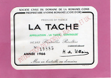 Etiquette tache 1966 d'occasion  Vendays-Montalivet