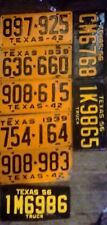 texas license plates for sale  Lueders