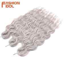 Synthetic Loose Deep Wave Braiding Hair Extensions 24 Inch Water Wave Braid Hair for sale  Shipping to South Africa