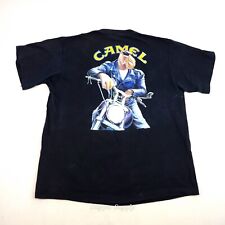 Camiseta de bolsillo vintage Camel Cigarettes Daytona Beach Bike Week negra XL 1992 segunda mano  Embacar hacia Argentina