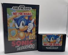 Sonic the Hedgehog (Sega Genesis, 1991) with Case And Manual - Not For Resale for sale  Shipping to South Africa