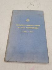 Masonic lodge book for sale  Shipping to Ireland