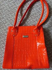 Orange crocodile leather for sale  BALLYNAHINCH