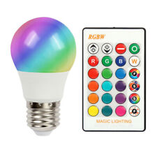 Lâmpada LED RGB E27 16 cores mudança mágica lâmpada RGBW controle remoto colorido, usado comprar usado  Enviando para Brazil