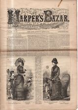 1879 Harper's Bazar 5 de julho - Vestidos e casacos de menina; luvas de rede; Colares comprar usado  Enviando para Brazil