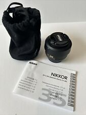 Lente AF-S DX Nikkor 35mm f/1.8G - Excelente estado comprar usado  Enviando para Brazil