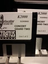 Kurzweil ~ CONCERTO GRAND TWO ~ 2 Discos Programas Nativos Kurzweil V.A.S.T!!! comprar usado  Enviando para Brazil