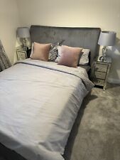 Velvet upholstered rectangle for sale  UK
