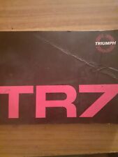 Triumph tr7 owners for sale  LEEK