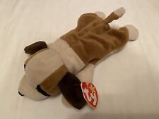 TY Beanie Baby Animal Bernie St Bernard Dog Black Tan Brown Cream White Puppy, used for sale  Shipping to Canada