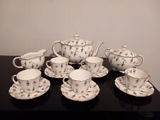 Royal Crown Derby Edwardian Tea Set (Hairline Lid), used for sale  Shipping to South Africa