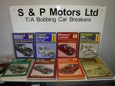 Job Lot Haynes Workshop Manuals Renault Toyota Peugeot Sherpa Vauxhall Volvo x8 for sale  Shipping to South Africa
