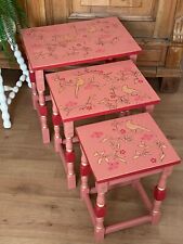 Nest tables chinoiserie for sale  THORNHILL