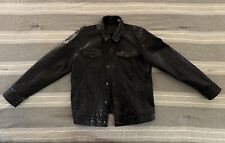 leather real men s jacket for sale  Playa Vista