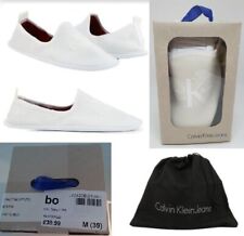 CALVIN KLEIN Kapcie / Worek / Box Damskie SIZE EUR: 39 slippers WHITE BIAŁE na sprzedaż  PL
