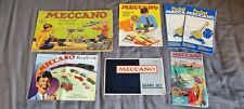 Vintage meccano catalogues for sale  CHELMSFORD