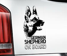German shepherd sticker d'occasion  Expédié en Belgium
