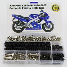 Kit completo de porca de parafuso de carenagem corpo ajuste para Yamaha YZF600R 1996-2007 prata comprar usado  Enviando para Brazil