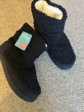 Black comfy slipper for sale  NEWRY