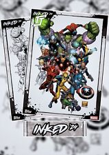 Cartão digital Topps Marvel Collect Inked '24 S2 Avengers Tilt + B & W ⭐ comprar usado  Enviando para Brazil