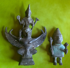 2 figuras pequeñas de bronce; 1 peruana, 1 tailandesa segunda mano  Embacar hacia Argentina