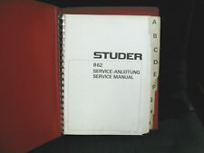 Studer b62 original for sale  LONDON
