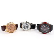 Lote de 3 relógios Citizen Eco-Drive e ESQ E5323 masculinos cronógrafo quartzo 38-44mm comprar usado  Enviando para Brazil