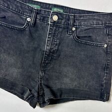 Pantalones cortos de mezclilla negros Wild Fable talla 6/28R de altura más alta con puños segunda mano  Embacar hacia Argentina