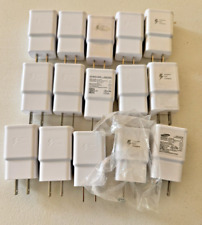 Lote de 15 adaptadores de energia carregadores de parede rápidos adaptáveis USB Samsung branco, usado comprar usado  Enviando para Brazil