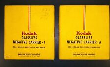(2) Cajas originales Kodak portadores negativos sin vidrio de 2 1/4"" x 3 1/4"" y 35 mm  segunda mano  Embacar hacia Argentina