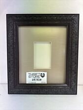 Used, PHOTO FRAME Textured 3-D Black 4x6” Mat Window 11.5x9.5" Opening 14x16" Overall for sale  Shipping to South Africa