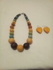 Woodbead neckless matching for sale  Pasadena