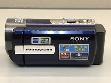 Used, Sony Handycam DCR-SX45 60x Zoom Flash Memory Digital Video Camera Blue w 4GB SD for sale  Shipping to South Africa