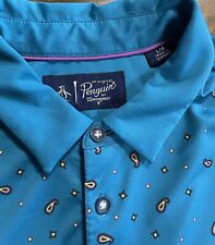 Polo GOLF pinguim original azul-petróleo paisley comprar usado  Enviando para Brazil