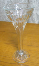 Clear glass vase for sale  Waterloo